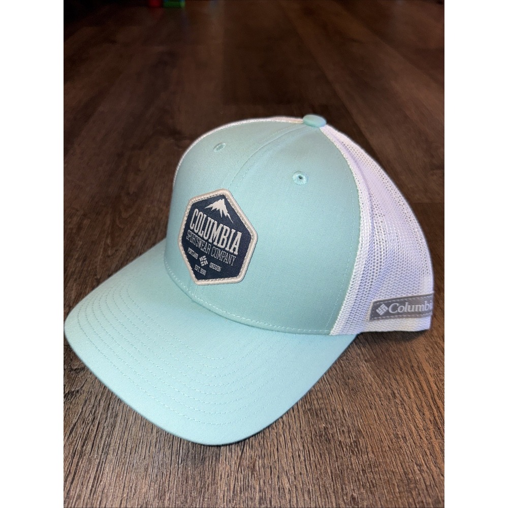 Columbia Unisex Spring Grove III Snapback Hat Cap Patch Logo O/S Mesh NEW